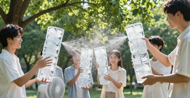 大冰块降温方法_上海夏季防暑降温大冰块_大冰块户外活动使用时长
